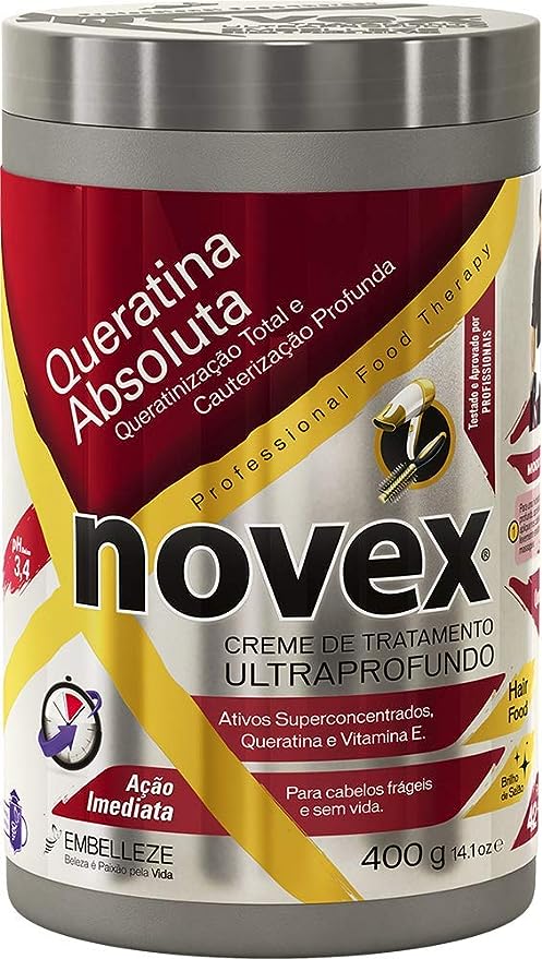 Creme de Tratamento Novex Queratina 400g