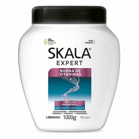 CREME DE TRATAMENTO SKALA (Reconstrução) EXPERT BOMBA DE VITAMINAS COM 1KG